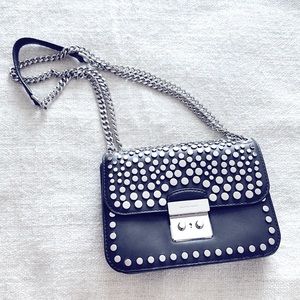 Natural leather Michael Kors cross body bag